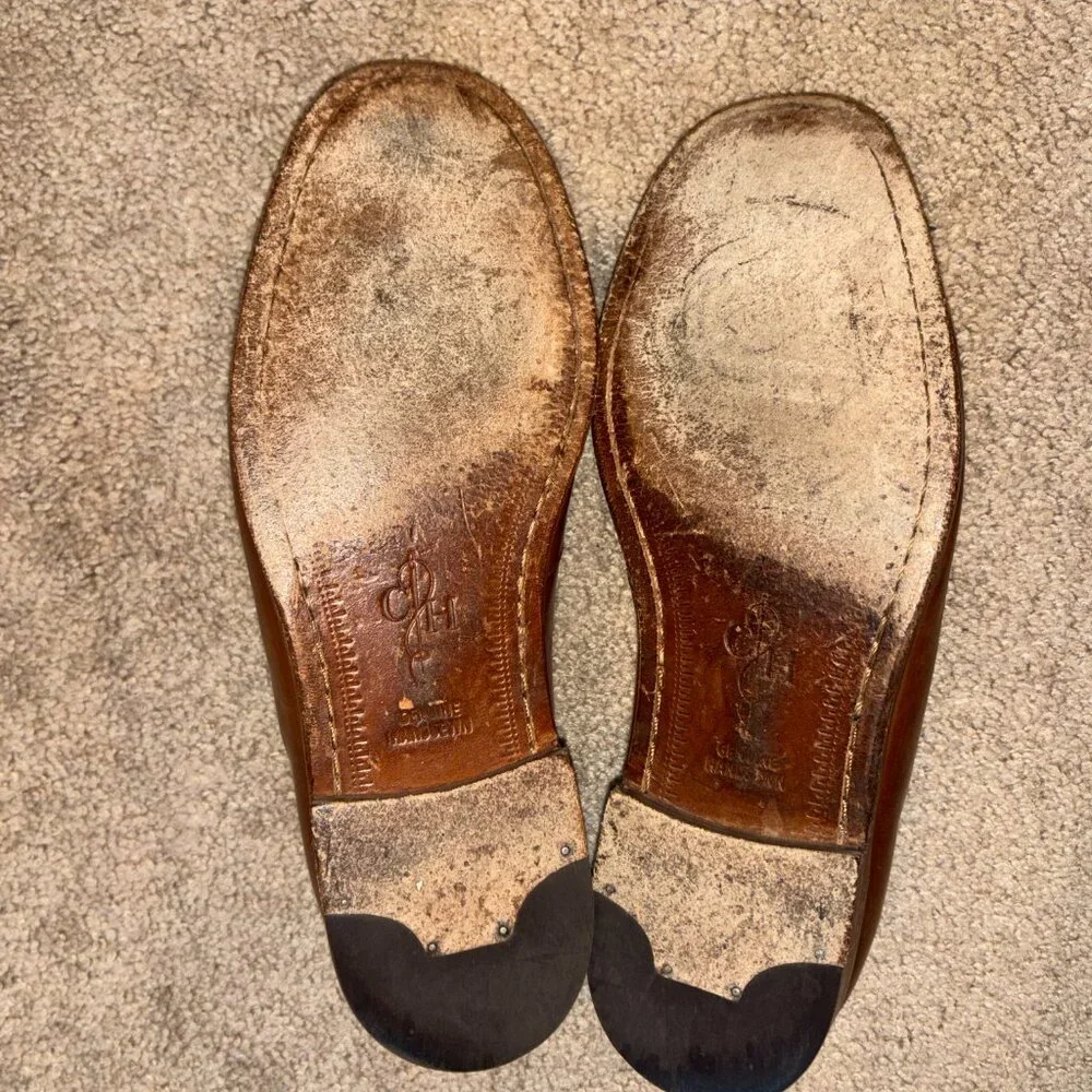 Cole Haan Brown Leather Penny Loafers
